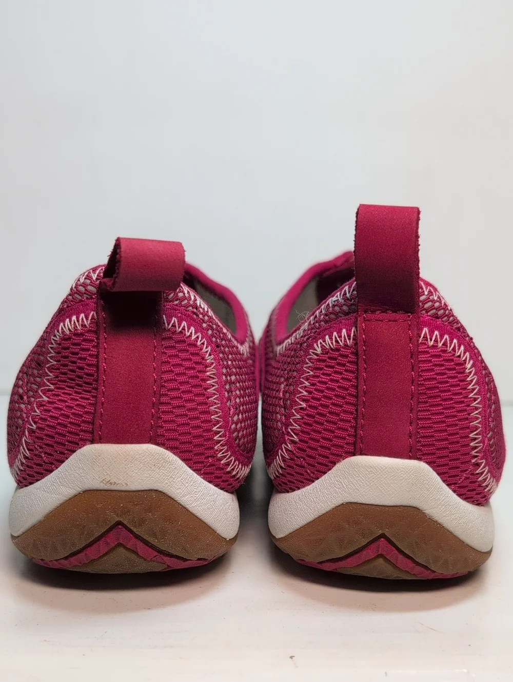 Merrell Lorelei zip Persian Red minimalist sporty sneakers womans size 8 EU 38.5